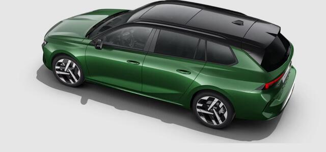 Opel ASTRA Electric 58 kWh Ultimate | Adaptive Cruise Control | Elektrisch schuif/kantel dak | Stoelverwarming | Verwarmd stuurwiel | Alcantara bekleding | Navigatie | AGR stoelen | Massage | Matrix LED | 18'' Lichtmetalen velgen