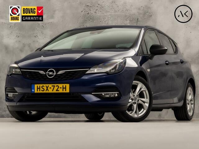Opel ASTRA 1.2 Blitz Elegance 131Pk (APPLE CARPLAY, GROOT NAVI, ADAPTIVE CRUISE, CLIMATE, STUUR/STOELVERWARMING, SPORTSTOELEN, CAMERA, TREKHAAK, LEDER, GETINT GLAS, NIEUWSTAAT)