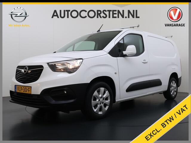 Opel COMBO 1.5D 131PK Automaat L2H1 Navi Airco Pdc Dakdragers Apple Carplay Android Auto Cruise DAB Edition Schuifdeur Betonplex Wandbetimmering Bott Inbouwkast Regen-Lichtsensor 1e Eigenaar Origineel Nederlandse Bedrijfswagen