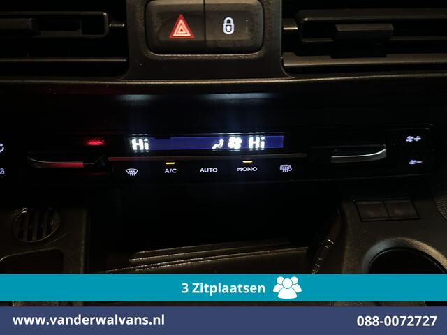 Opel COMBO 1.5D 102pk L1H1 Euro6 Airco | 3-Zits | Camera | Navigatie | Apple Carplay | 1500kg Trekhaak | Cruisecontrol Android Auto, Parkeersensoren, Bijrijdersbank