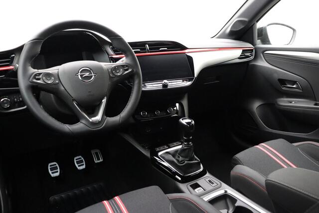 Opel CORSA 1.2 Turbo 100pk GS Line | Navigatie | Climate Control | Keyless Entry | LED | Parkeersensoren | Achteruitrijcamera | Sportonderstel | Zwart dak