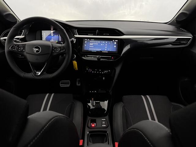 Opel CORSA 1.2 Turbo Hybrid GS 110 pk Half leder, Camera, Winterpakket, Rijstrook correctie, Cruise control, 2 jaar garantie