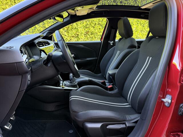 Opel CORSA 1.2 Turbo 100pk Ultimate l PANO-DAK l CAMERA l ECC l LED l NAVI l STOEL/STUUR-VERW. l 9.000km