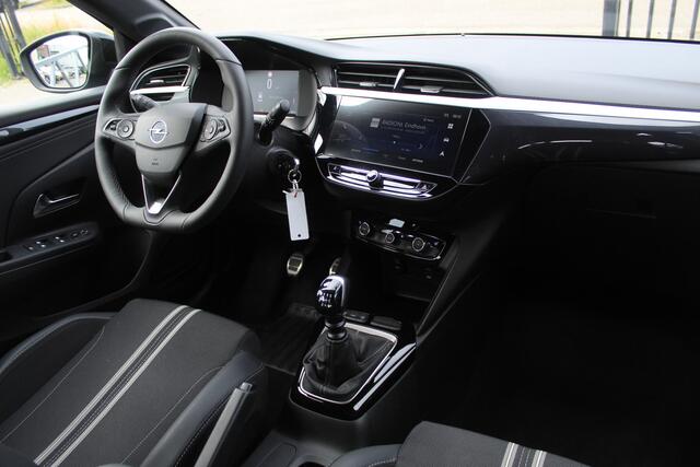 Opel CORSA 1.2 Turbo Edition 100pk Virtual cockpit/Climate control/Cruise control/Achteruitrijcamera/Parkeersensoren rondom/Stuurverwarming/Stoelverwarming/Apple carplay/Dodehoek detectie/DAB/LED koplampen/17'' Lichtmetalen velgen/Multifunctioneel stuurwiel.