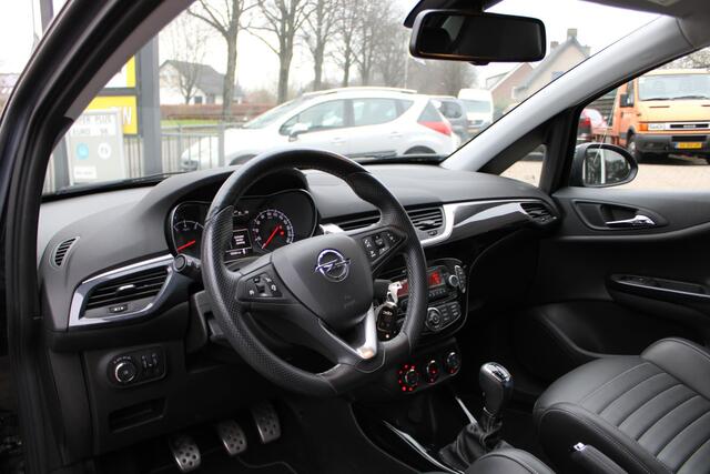 Opel CORSA 1.6 Turbo OPC LPG, Lederen bekleding, Parksens A, CC, climate controle, Bluetooh, Sportstoelen, Stoel verwarming, 18" LMV