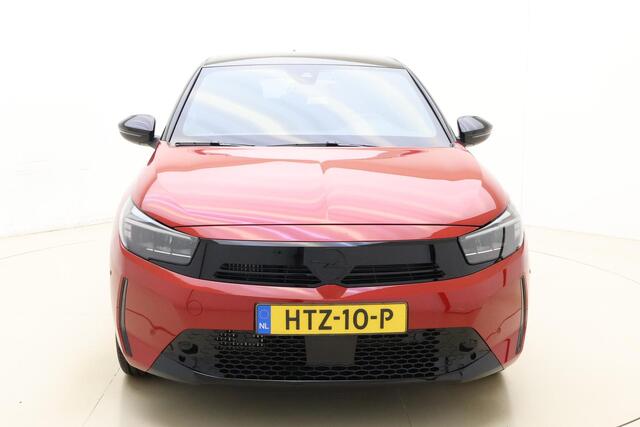 Opel CORSA 1.2 Turbo Hybrid GS Automaat | Navigatie | Climate Control | NIEUWE AUTO | Camera | Draadloze telefoonlader | Lichtmetalen velgen black | Zwart dak