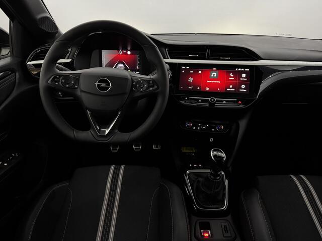 Opel CORSA 1.2 Turbo GS Pano, Half leder. Camera, Apple carplay, Clima, Virtual desk, Rijstrook correctie