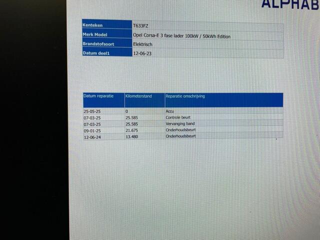 Opel CORSA Level 2 50 kWh Fase 3 - Carplay, Cruise, Clima