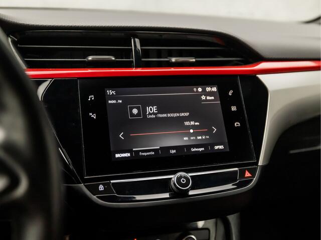 Opel CORSA 1.2 GS Line (APPLE CARPLAY, GROOT NAVI, LEDER, ZWART HEMEL, LED KOPLAMPEN, SPORTSTOELEN, LM VELGEN, CRUISE, NIEUWSTAAT)