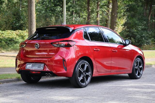 Opel CORSA 1.2 GS Line Panoramadak, LED, Adaptieve Cruise Control, Achteruitrijcamera, Virtual Cockpit, Sportstoelen, Dodehoeksensor, Flippers, Cruise Control, Navigatie, Draadloos laden, etc.