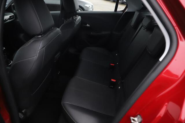 Opel CORSA 1.2 Elegance 102PK Lesauto Dubbele Bediening Half Leder 16 inch LMV Keyless Virtual Cockpit Climate Cruise Control Navigatie Achteruitrijcamera LED Parkeersensors Dodehoek