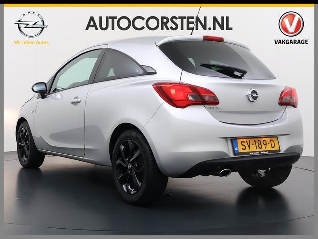Opel CORSA 1.4I-16V 90PK Navi* SportSt. Airco Cruise Control Black Edition Regen-Lichtsensor Lmv Mistlampen Privacy Glas