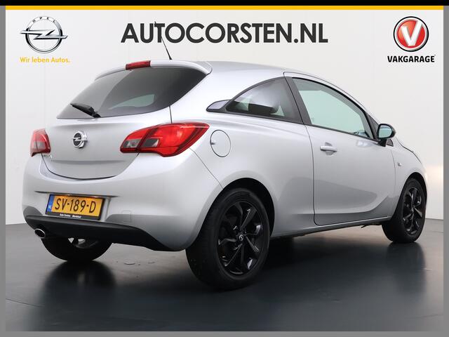 Opel CORSA 1.4I-16V 90PK Navi* SportSt. Airco Cruise Control Black Edition Regen-Lichtsensor Lmv Mistlampen Privacy Glas