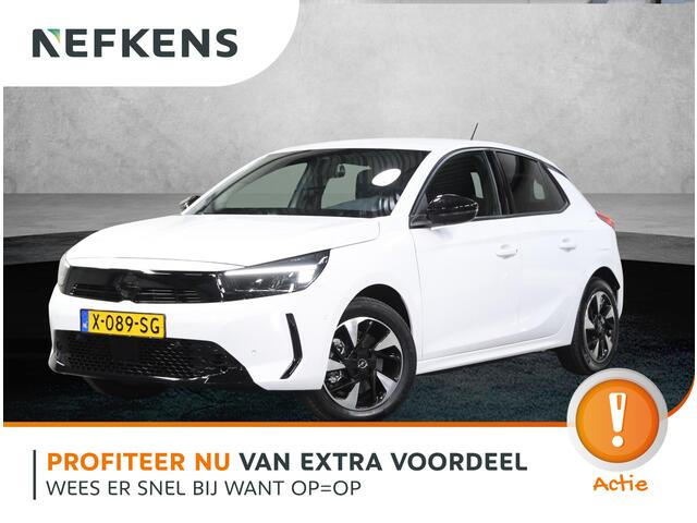 Opel CORSA GS 50kWh 136PK | 1ste eigenaar | ACCU 100% | Dodehoekdetectie | Camera | Climate Control | Cruise Control | 10"scherm | Navigatie | LM velgen | Keyless | Isofix | Parkeersensoren | Warmtepomp |