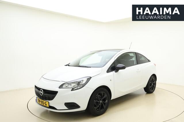 Opel CORSA 1.4 Black Edition | Navigatie | Airco | Cruise control | Lichtmetalen velgen | Parkeersensoren | Zwart dak