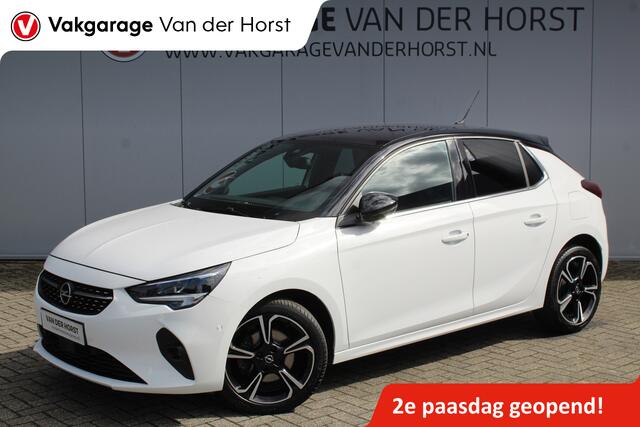 Opel CORSA 1.2-100pk Turbo GS Line. Erg mooie sportieve wagen, slechts 23.500 ! Panoramadak, Lane- en side assist, Telefoonvoorb., Cruise Cntrl, LED verl., PDC v+a, LM wielen, Climate Control, Navigatie by Apple/Android, Stoel- en stuurwiel verwarming etc.