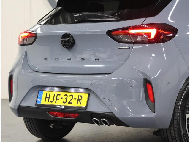 Opel CORSA 1.2 145PK Hybrid GS | 1ste eigenaar | AppleCarPlay/AndroidAuto | Climate Control | Cruise Control | Parkeersensoren | Navigatie | AUTOMAAT | LM velgen | Keyless | Two-Tone | LED | Parkeersensoren | Privacy Glass | Isofix |