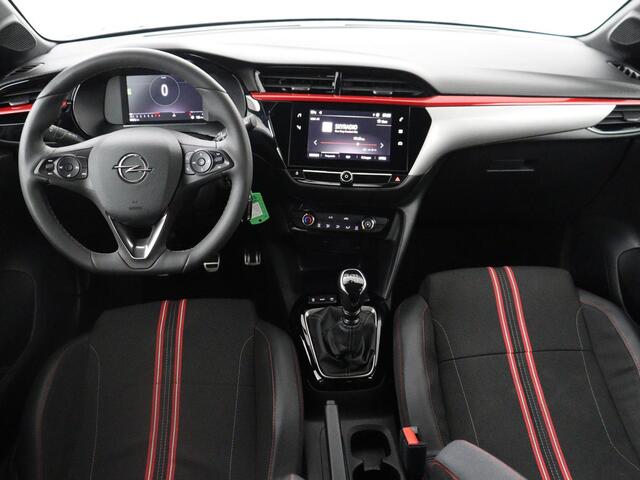 Opel CORSA 1.2 Level 4 GS Line | Carplay | Camera | Side Assist | Cruise Control | Getint glas | Sportstoelen | Airco | Bluetooth | DAB | Full LED | Parkeerhulp