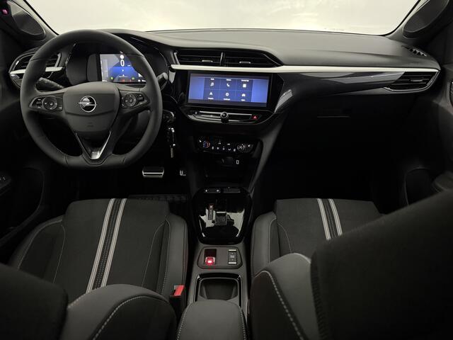 Opel CORSA 1.2 Turbo Hybrid GS Camera, Half leder, Apple carplay, Stoel/stuurverwarming, Cruise control adaptief,