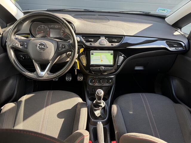 Opel CORSA 1.4 Black Edition Navi,Carplay,Airco,Cruise,Pdc,Weinig km,90pk,5 Deurs,Lm velgen,N.A.P,Zeer Zuinig,Apk tot 08-2027
