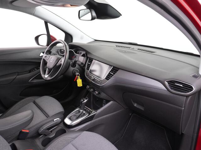 Opel Crossland 1.2T 131pk AUT-6 Turbo Apple Carplay Android Auto 360°Camera Navi Ecc Cruise Control AGR-Comfort Stoel Pdc DAB+ Elegance Lmv 16" Lane Assist Regen-Lichtsensor Led Aut.Dim.Binnenspiegel Verkeersbord detectie Privacyglas Zeer compleet! Facelift model!