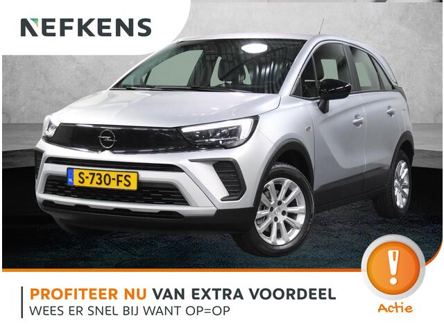 Opel Crossland 1.2 110PK Turbo Elegance | UNIEK! | Camera | AGR Bestuurdersstoel | Armsteun | Cruise Control | Climate Control | AppleCarPlay/AndroidAuto | LED | Isofix |