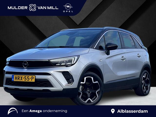 Opel Crossland Ultimate 1.2 Turbo 110pk | 180° CAMERA+SENSOREN | ALCANTARA/LEDER | AGR-STOELEN | NAVI | DAB+ | ISOFIX | FULL LED | LAGE KM | TWO-TONE | KEYLESS |
