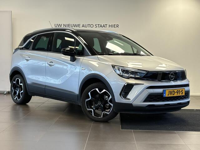 Opel Crossland Ultimate 1.2 Turbo 110pk | 180° CAMERA+SENSOREN | ALCANTARA/LEDER | AGR-STOELEN | NAVI | DAB+ | ISOFIX | FULL LED | LAGE KM | TWO-TONE | KEYLESS |