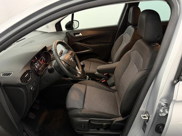 Opel Crossland 1.2 Turbo Elegance Half leder, Camera, Navi, Cruise control, Rijstrook correctie, A start stop, Apple carplay, Lichtmetalen velgen