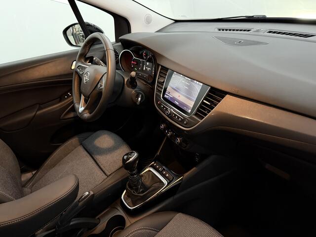 Opel Crossland 1.2 Turbo Elegance Half leder, Camera, Navi, Cruise control, Rijstrook correctie, A start stop, Apple carplay, Lichtmetalen velgen