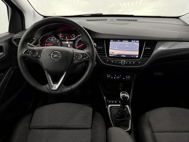 Opel Crossland 1.2 Turbo Elegance Half leder, Camera, Navi, Cruise control, Rijstrook correctie, A start stop, Apple carplay, Lichtmetalen velgen