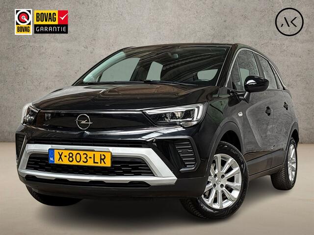Opel Crossland 1.2 Turbo Elegance Automaat (APPLE CARPLAY, LEDER, CLIMATE, STUUR/STOELVERWARMING, SPORTSTOELEN, GETINT GLAS, LED KOPLAMPEN, NIEUWSTAAT)
