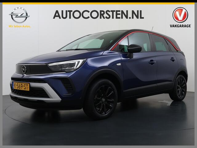 Opel Crossland 1.2 Turbo GS Line Navi 360°Camera Trekhaak AGR-Comfort Stoel Android Auto Apple Carplay Cruise Control Airco Pdc Stoel+Stuur+Voorruitverwarming Led Lmv 16" Pivacy Glas Isofix DAB 1e Eigenaar Dealeronderhouden Origineel Nederlandse Auto