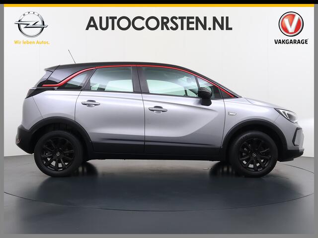 Opel Crossland 131PK Turbo GS Line Navi* Camera AGR Ergonomiezetel Apple Carplay Android Auto Cruise Control Airco Bluetooth Pdc Regen-Lichtsensor Lane Assist Lmv 16" Led Isofix ESP ABS 1e Eigenaar Dealeronderhouden Origineel Nederlandse Auto