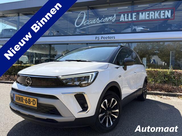 Opel Crossland 1.2 Turbo Elegance Achteruitrijcamera - Airco - Apple carplay - Bluetooth - Cruise control - Radio - Navigatie - Trekhaak - Elektrische ramen - Led verlichting - Start/stop systeem - Licht metalen velgen 16 inch - Stuur multifunctioneel