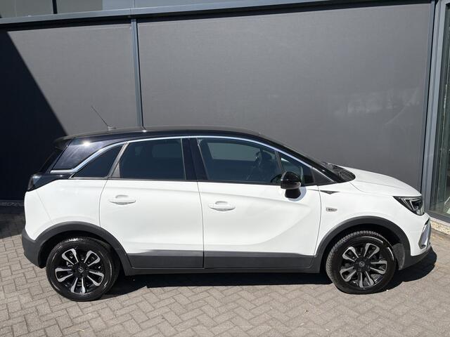 Opel Crossland 1.2 Turbo Elegance Achteruitrijcamera - Airco - Apple carplay - Bluetooth - Cruise control - Radio - Navigatie - Trekhaak - Elektrische ramen - Led verlichting - Start/stop systeem - Licht metalen velgen 16 inch - Stuur multifunctioneel