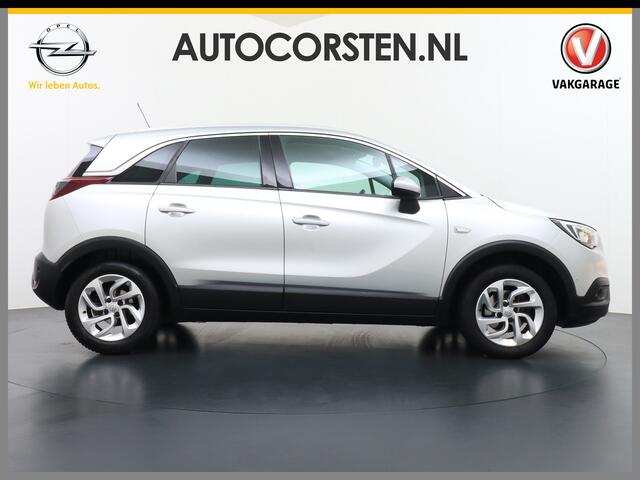 Opel Crossland X T111pk Trekhaak Apple Carplay Android Navi Dual Ecc Cruise Control WiFi Multi-Media 360°Camera Lmv DAB Keyless 1/2 Leder Verkeersbord detectie 1.2 Turbo Innovation Premium Innovation+ Pack LaneAssist Licht+Regensensor AGR Ergonomie Comfort-Sportstoelen EU