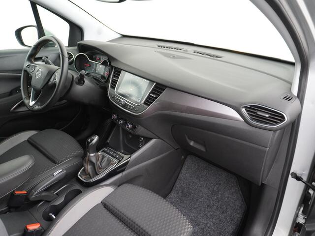 Opel Crossland X T111pk Trekhaak Apple Carplay Android Navi Dual Ecc Cruise Control WiFi Multi-Media 360°Camera Lmv DAB Keyless 1/2 Leder Verkeersbord detectie 1.2 Turbo Innovation Premium Innovation+ Pack LaneAssist Licht+Regensensor AGR Ergonomie Comfort-Sportstoelen EU