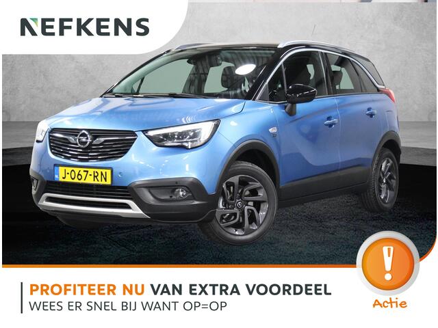 Opel Crossland X 130PK Edition 2020 | 1ste eigenaar | AUTOMAAT | AppleCarplay/Android Auto | Camera | Cruise Control | Climate Control | LED lampen | Two-Tone | Isofix | Privacy Glass | Parkeersensoren |