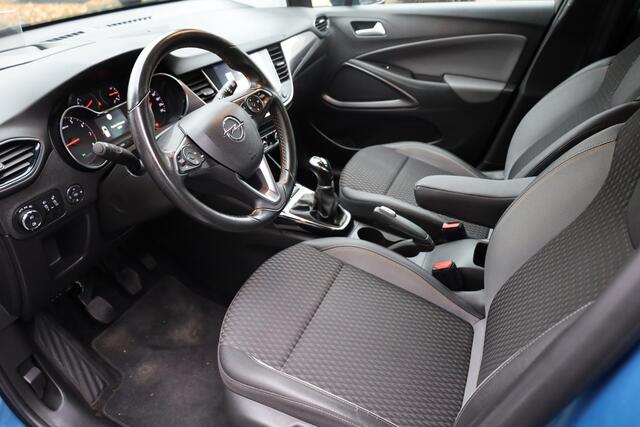 Opel Crossland X 1.2 Turbo Online Edition HALF-LEER TREKHAAK CARPLAY HUD CRUISE CLIMA NAVI LANE-ASSIST PDC 17''LMV ALL-SEASON!