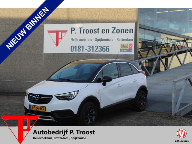 Opel Crossland X 1.2 Turbo Edition 2020,110 Pk,NL Auto,1e Eigenaar,Dealeronderhouden,Airco,Cruisecontrol,Spraakbediening,Rijstrooksensor,Usb, Aansluiting,Lagekilometerstand,16 Inch Lmv