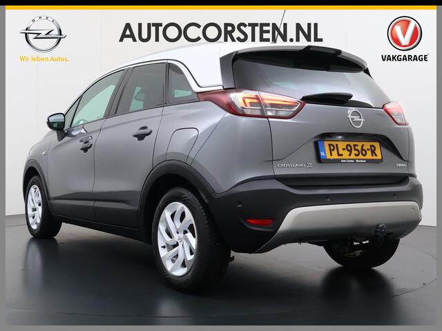 Opel Crossland X T 111PK AUT-6 Pano-Dak Pdc Trekhaak Navi Ecc HUD Apple Carplay Android Auto 360°Camera Bord-Herkenning Head-Up Display Innovation AGR-Comfort Stoelen Lmv Cruise Control Isofix DAB+ Bluetooth Lane Assist Led Head-Up-Display Super-compleet Origineel Nederla