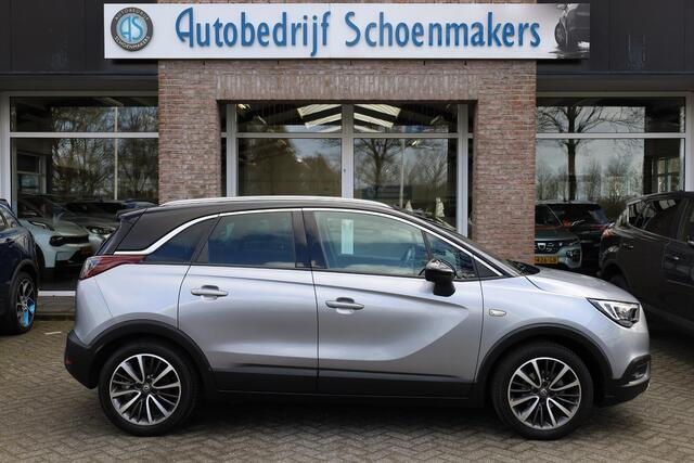 Opel Crossland X 1.2 Innovation TREKHAAK DUO-TONE CARPLAY STUUR+STOELVERWARMING HALFLEER 17"LMV CRUISE CLIMA 2xPDC DEALER-ONDERHOUDEN DAKRAILS