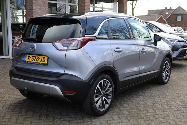 Opel Crossland X 1.2 Innovation TREKHAAK DUO-TONE CARPLAY STUUR+STOELVERWARMING HALFLEER 17"LMV CRUISE CLIMA 2xPDC DEALER-ONDERHOUDEN DAKRAILS