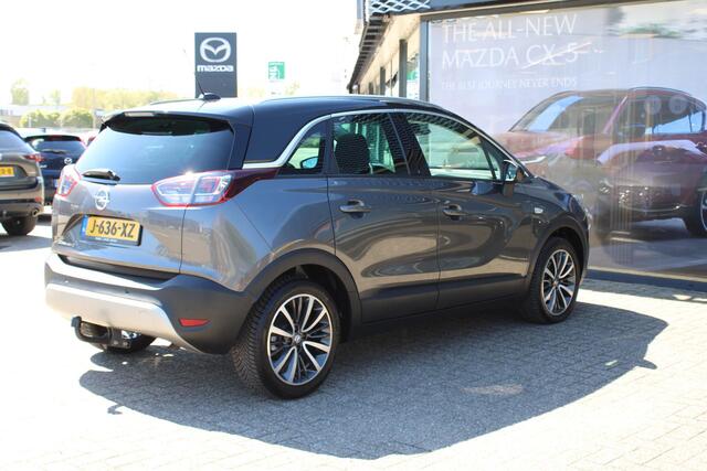 Opel Crossland X 1.2 Turbo Ultimate , Automaat, Trekhaak, Leder, Panoramadak, All Season, Camera, Cruise, Stoel/Stuurverwarming, CLima, Navi, LMV 17 Inch,