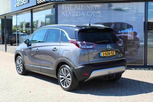 Opel Crossland X 1.2 Turbo Ultimate , Automaat, Trekhaak, Leder, Panoramadak, All Season, Camera, Cruise, Stoel/Stuurverwarming, CLima, Navi, LMV 17 Inch,