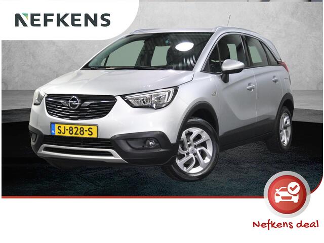 Opel Crossland X 110PK Innovation | 1ste eigenaar | AppleCarPlay/AndroidAuto | Armsteun | Navigatie | Parkeersensoren | Climate Control | Cruise Control | 16"LMV | LEER/Stof | Isofix |