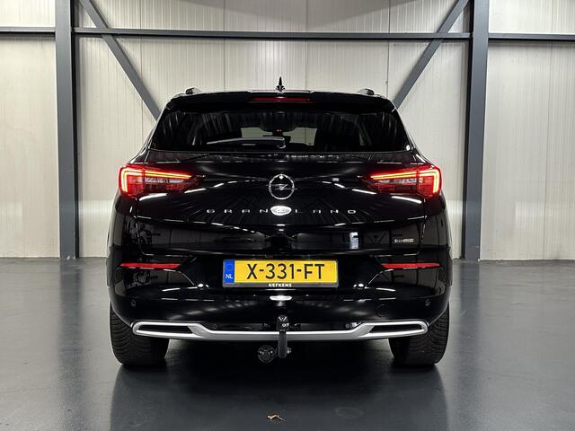 Opel Grandland 1.6 225PK Turbo Hybrid Level 3 | AUTOMAAT | AppleCarPlay/AndroidAuto | Adaptive Cruise Control | Camera | Stoel, Stuur & Voorruit verwarmd | AGR-Stoelen | Parkeersensoren | Trekhaak | Elektrisch Achterklep met Sensor | Isofix |
