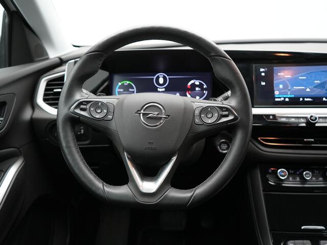 Opel Grandland Turbo 4x4 Ultimate Plug In Hybrid 300pk Dealer O.H PHEV | Adaptive Cruise | 360 Camera | Alcantara Sportstoelen Verwarmd | Apple Carplay | Blis | Stuurwiel Verwarmd | Navigatie | DAB | Virtual |
