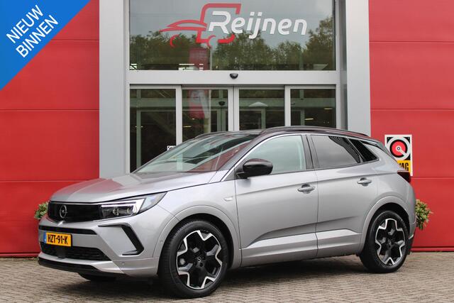 Opel Grandland 1.2 Turbo 130PK AUTOMAAT ULTIMATE | STOEL/STUUR/VOORRUIT VERWARMING | ACHTRERUITRIJ CAMERA | DODEHOEK DETECTIE | ELEKTRISCH BEDIENBARE ACHTERKLEP | FULL LED MATRIX KOPLAMPEN | NAVIGATIE | 19" LICHTMETALEN VELGEN | ALCANTARA BEKLEDING | APPLE CARPLAY/ANDRO